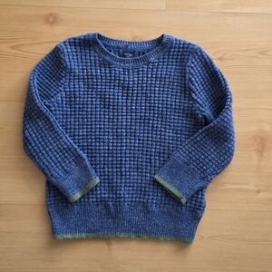 Baby Gap Blue Waffle Knit Sweater 2T Cotton Blend